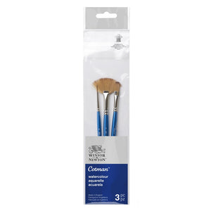 Cotman Brush Short Handle Pack of 3 - Set 3