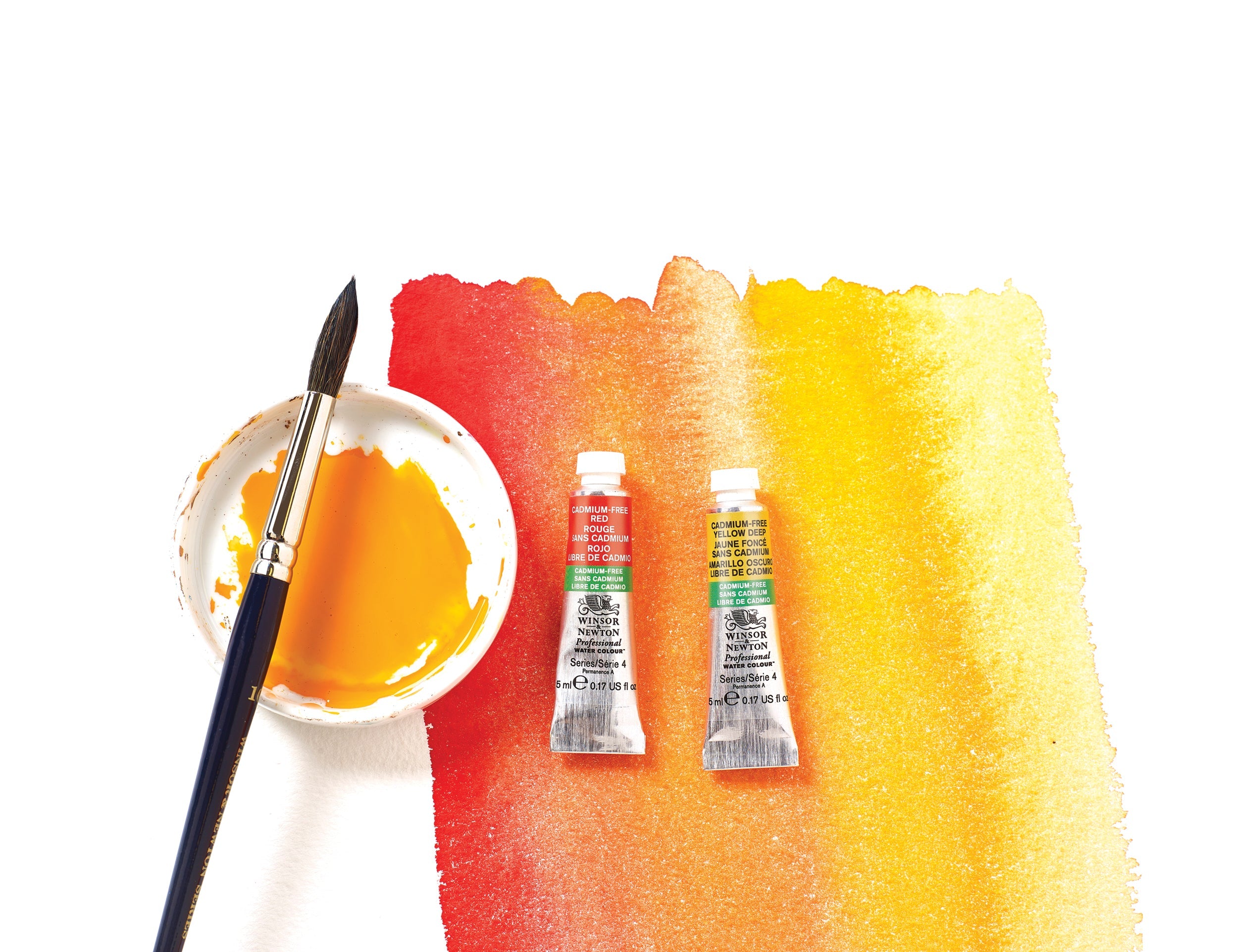 Cadmium-free colours