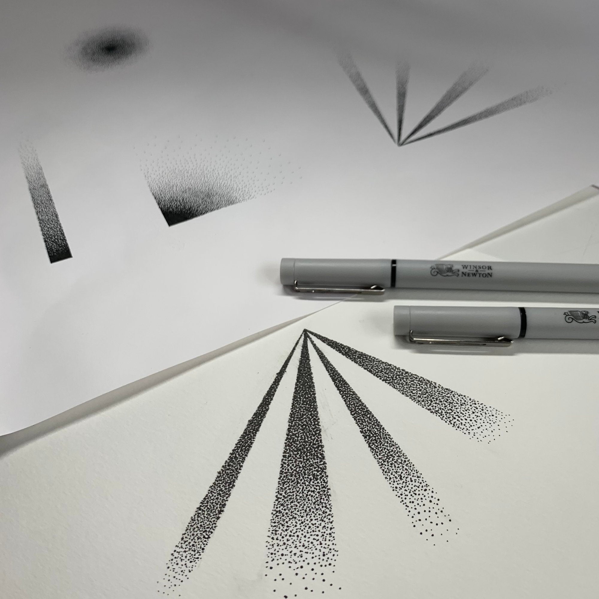 Tonal Rendering Stippling How to create tonal variety with stippling using fineliners – Winsor ...