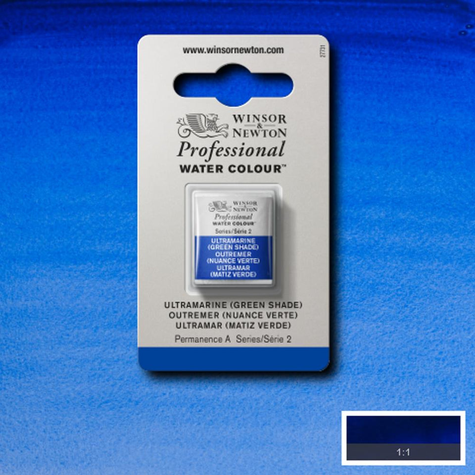 Professional Watercolour - Ultramarine (Green Shade) – Winsor & Newton NA