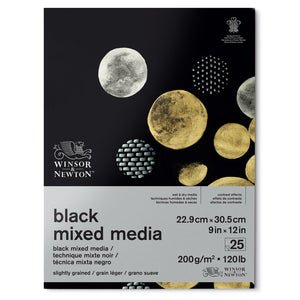 Black Mixed Media Paper - 200gsm/120lb