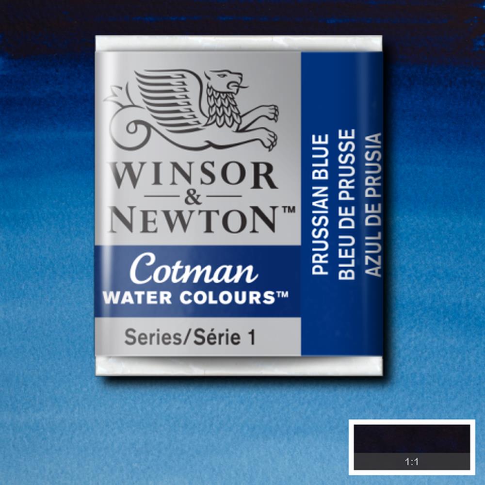 Blue Hartman Color Cotman Watercolour - Prussian Blue – Winsor & Newton NA