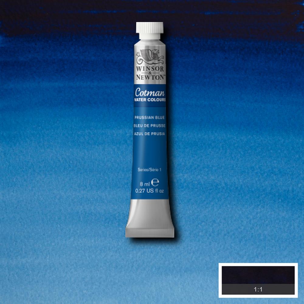 Blue Hartman Color Cotman Watercolour - Prussian Blue – Winsor & Newton NA