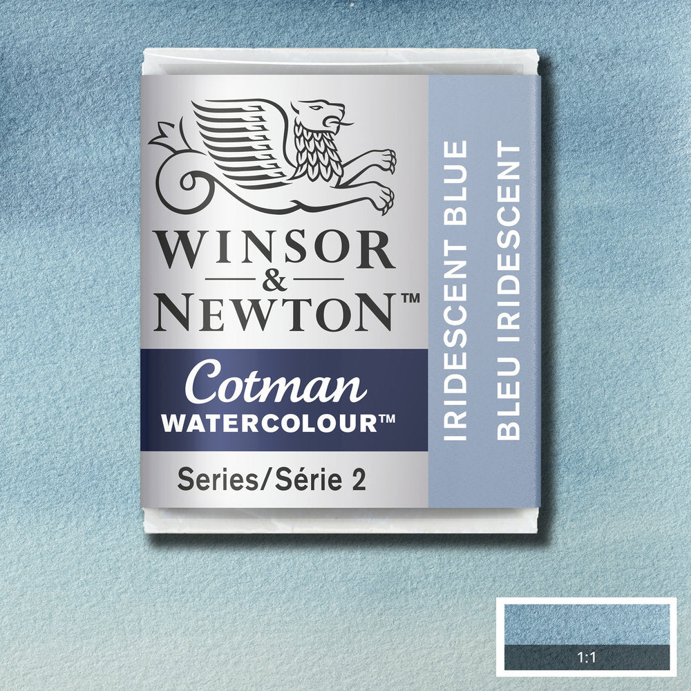 Blue Hartman Color Cotman Watercolour - Iridescent Blue – Winsor & Newton NA