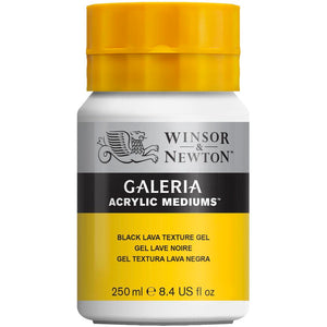 Galeria Acrylic - Black Lava Texture Gel
