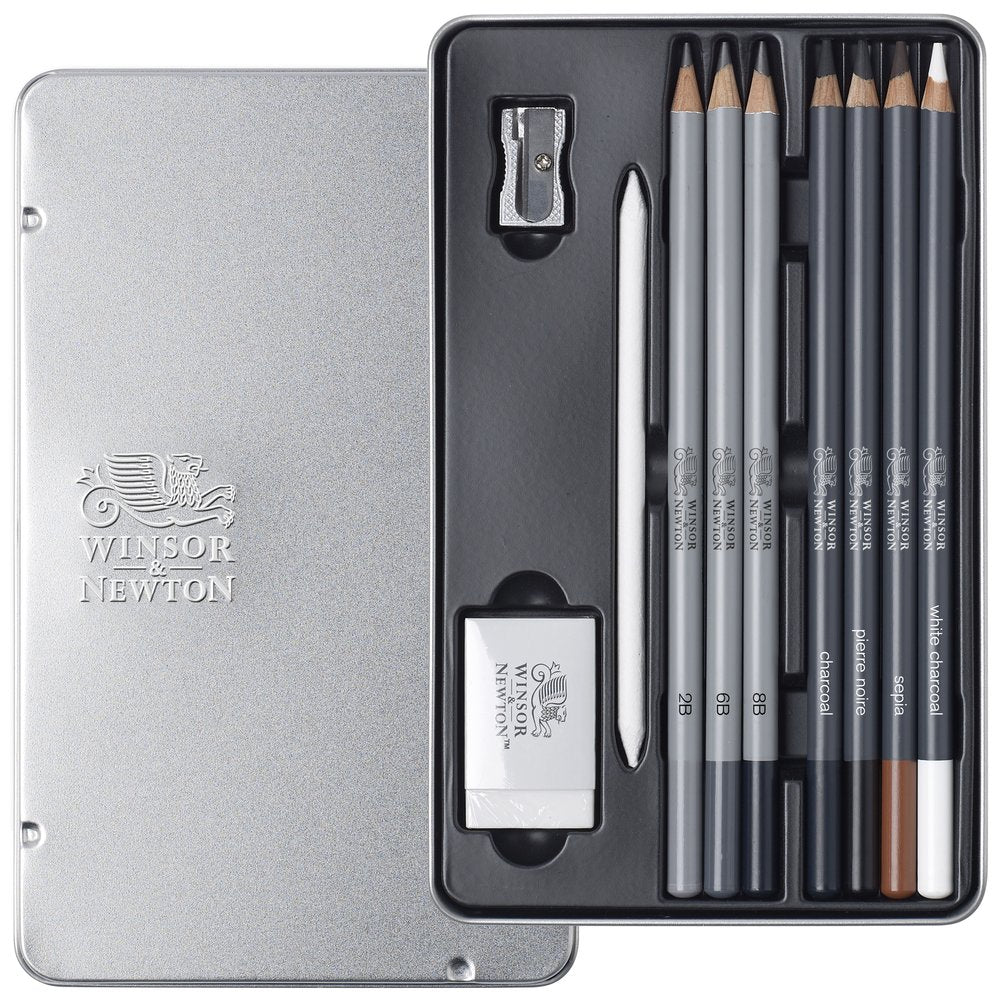 Graphics Drawing Set Studio Collection Sketching Pencil Set x10 – Winsor & Newton NA