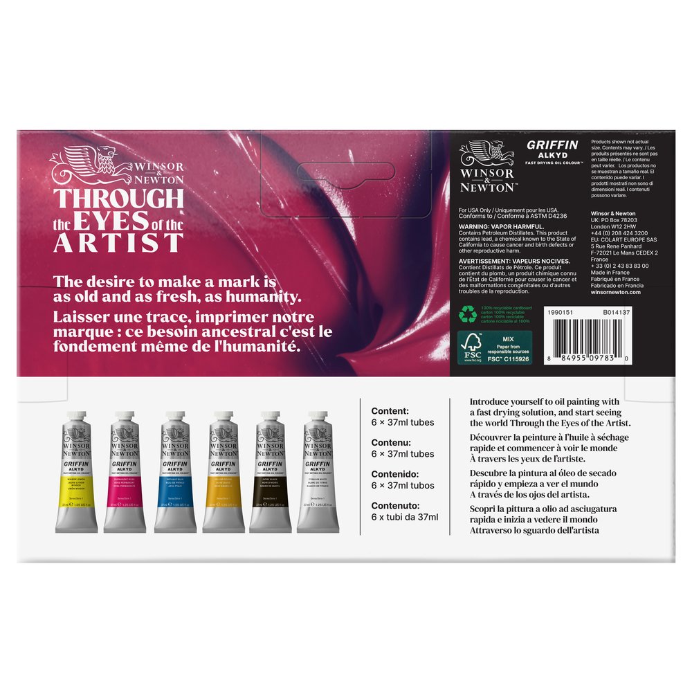 Winsor&Newton Griffin alkyd olajfesték, 37 ml - 730, winsor yellow - a legjobb m Winsor&Newton Griffin alkyd olajfesték, 37 ml - 730, winsor yellow - a legjobb m