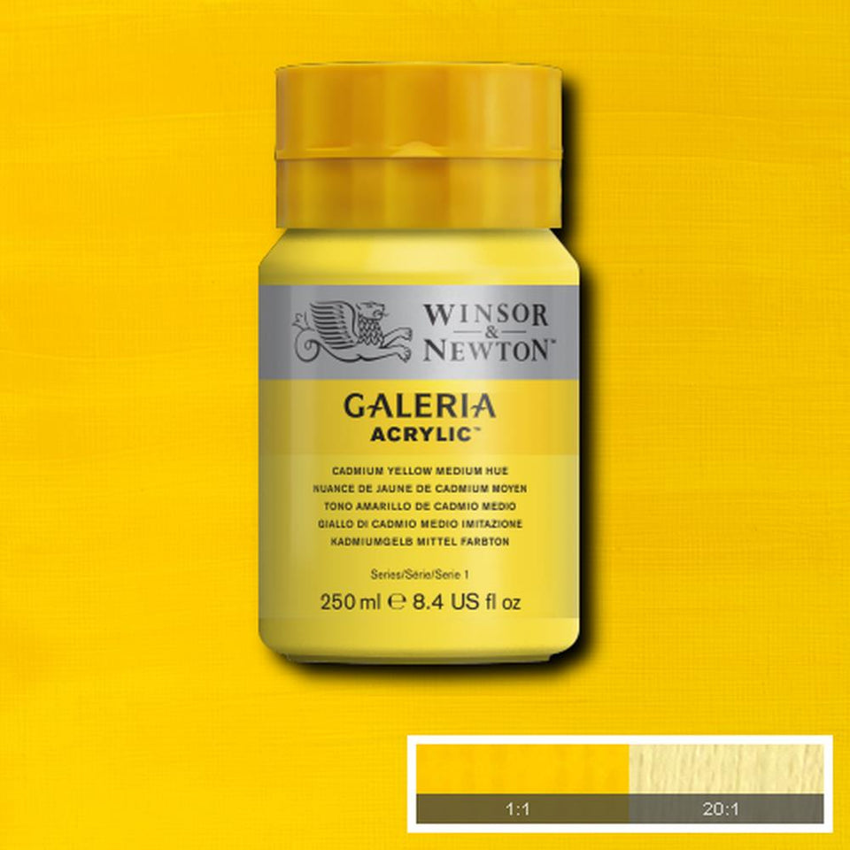 Galeria Acrylic - Cadmium Yellow Medium Hue – Winsor & Newton NA