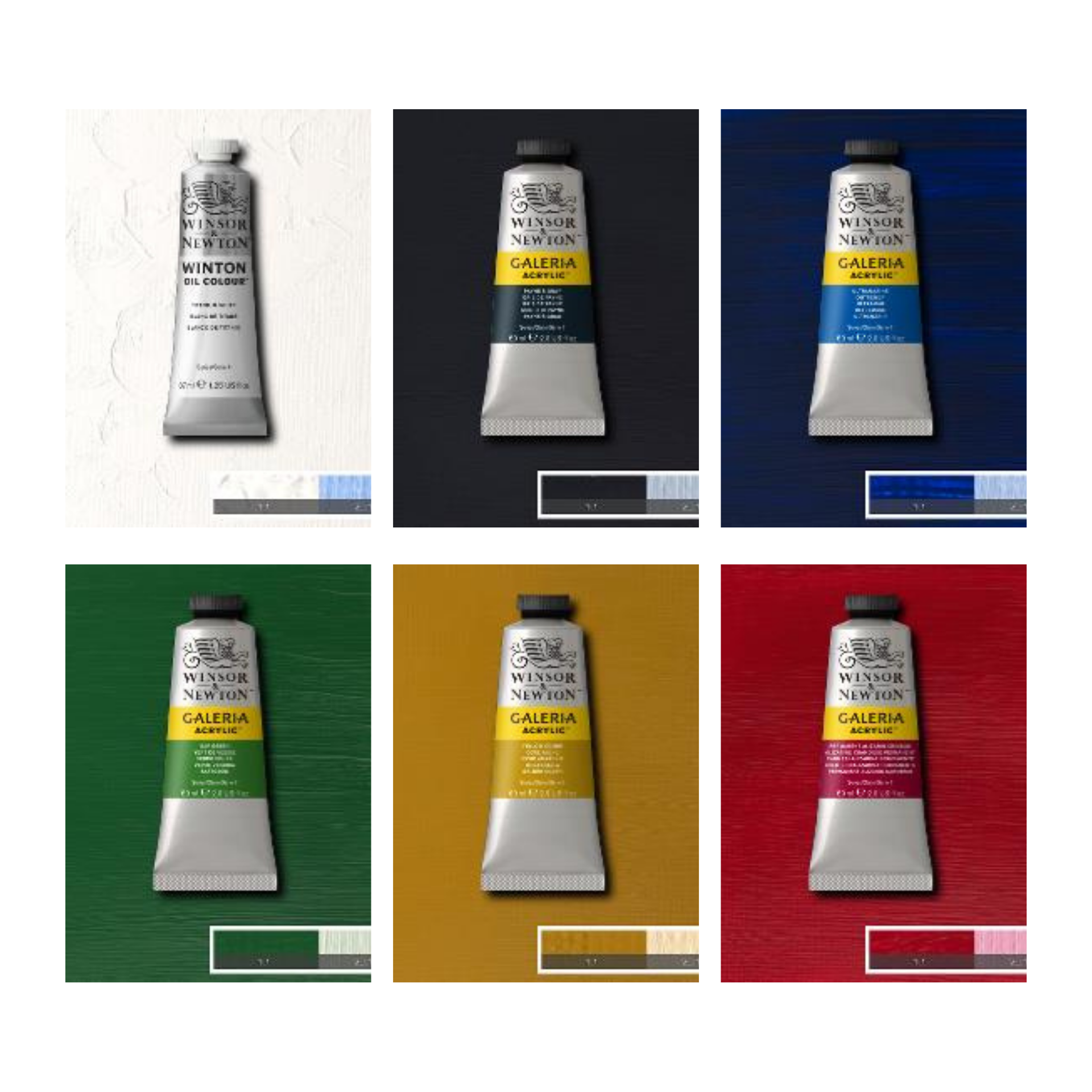 Galeria Acrylic bestsellers – Winsor & Newton NA