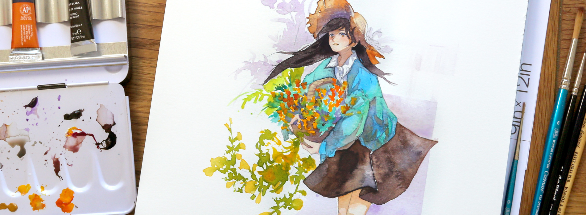 How to paint an anime figure Winsor & Newton NA